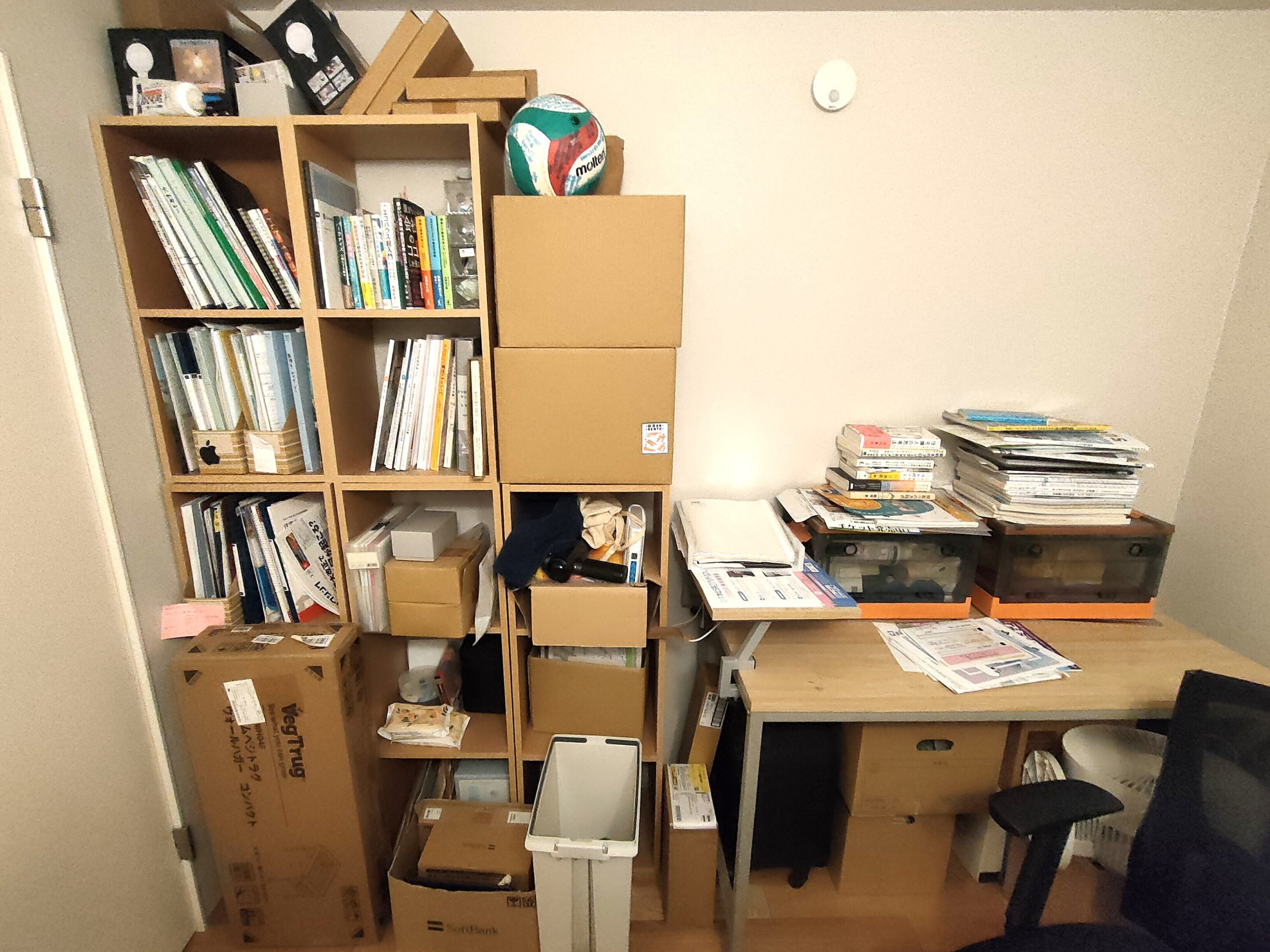 新潟市SEIKA‐整家‐の整理収納お片付けサポート事例　本棚BeforeAfter