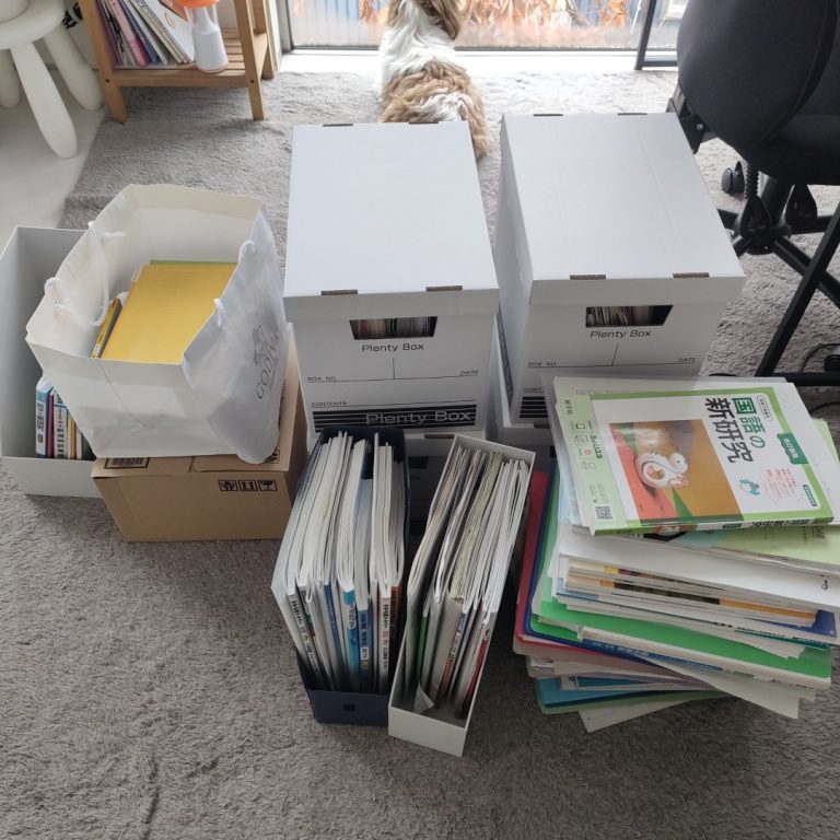 新潟市の整理収納アドバイザーSEIKA‐整家‐のお片付け　新年度に向けてこどもの教材の整理