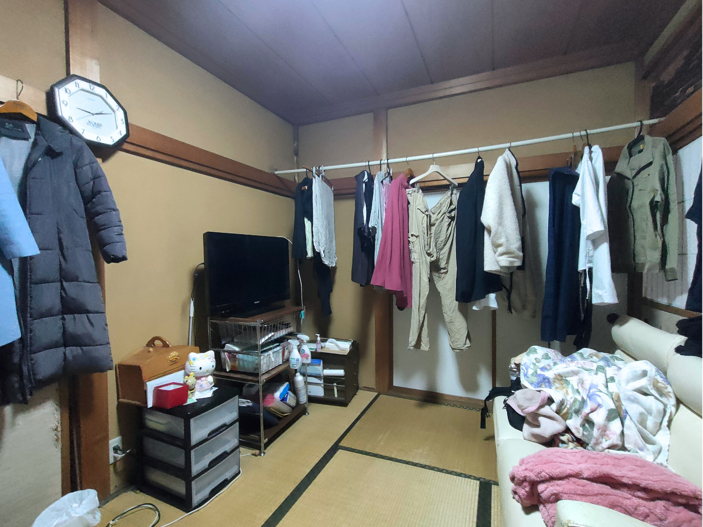 新潟市SEIKA‐整家‐の整理収納お片付けサポート事例　和室リビングBeforeAfter