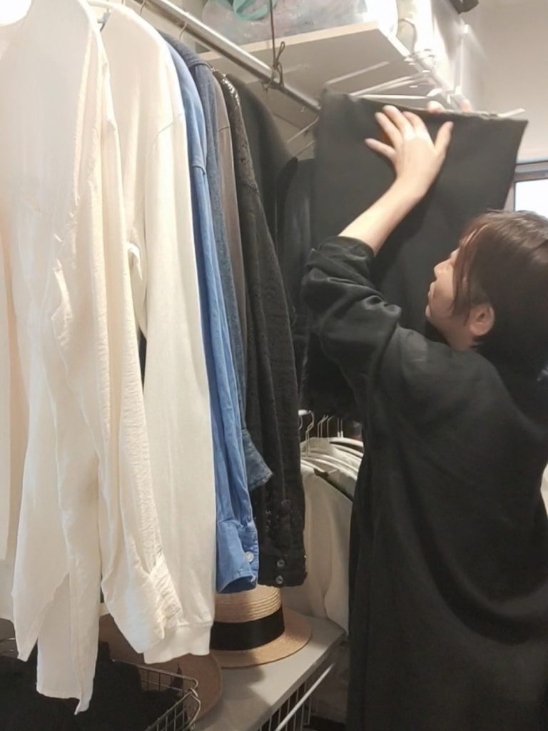 整理収納アドバイザーSEIKA‐整家‐のちづの自宅_劇的にラクになった衣替えの様子