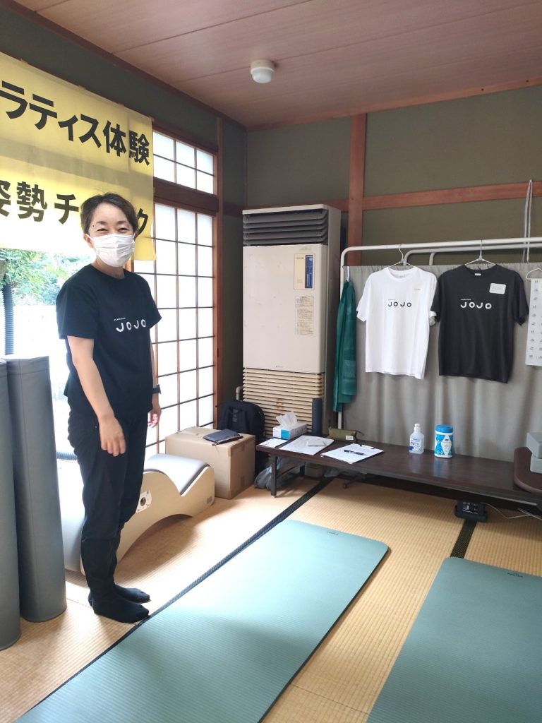 新潟市SEIKA‐整家‐ 「支え合う安心のまちづくりフェア」出店 ピラティス教室のJOJOさん